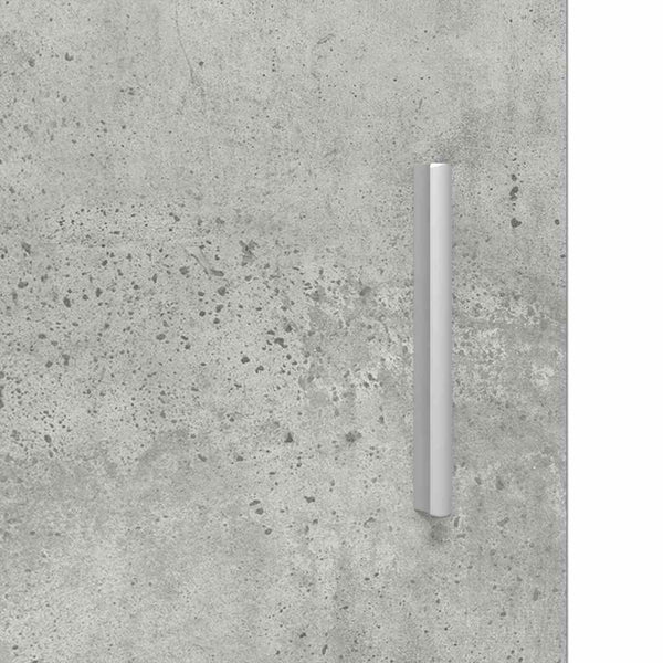 Beton Grauer Holzschrank, 50x29x100 cm
