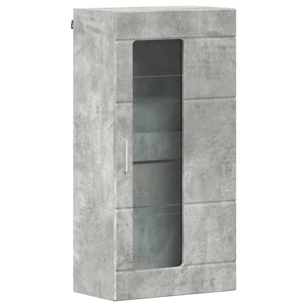 vidaXL Wooden Cabinet Concrete Grey 50 x 29 x 100 cm Engineered Wood