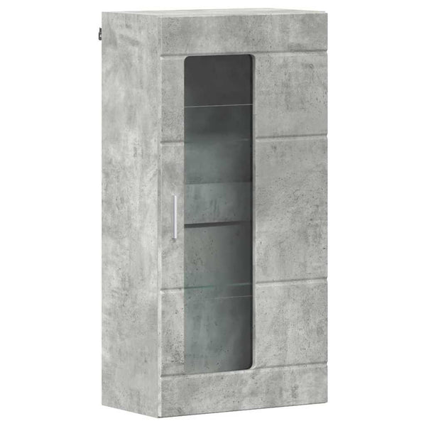 Beton Grauer Holzschrank, 50x29x100 cm