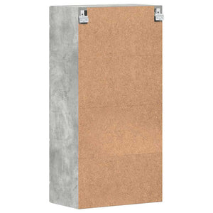 Beton Grauer Holzschrank, 50x29x100 cm