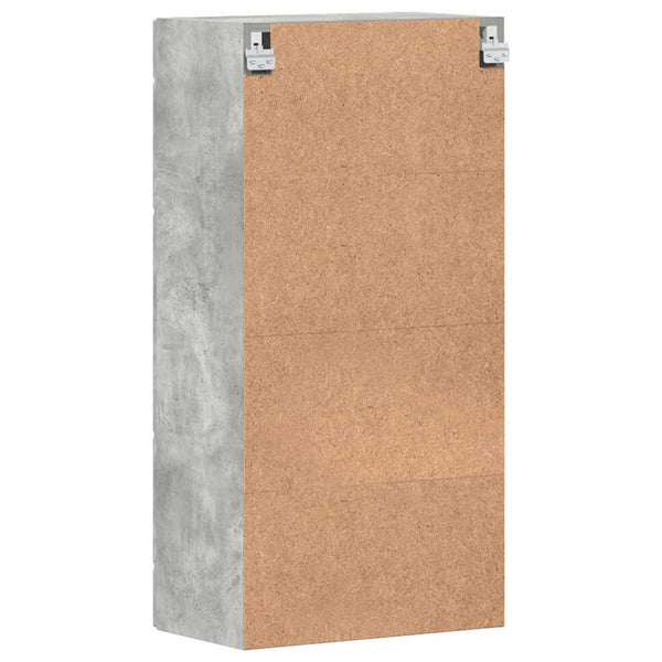 Beton Grauer Holzschrank, 50x29x100 cm