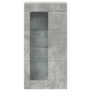 Beton Grauer Holzschrank, 50x29x100 cm