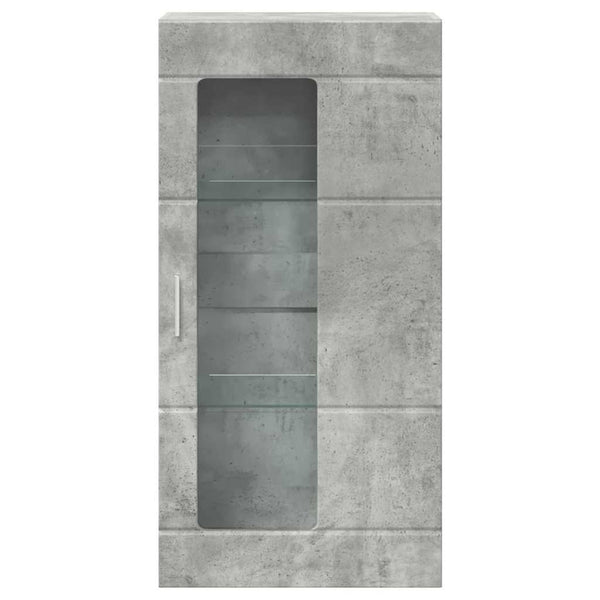 Beton Grauer Holzschrank, 50x29x100 cm