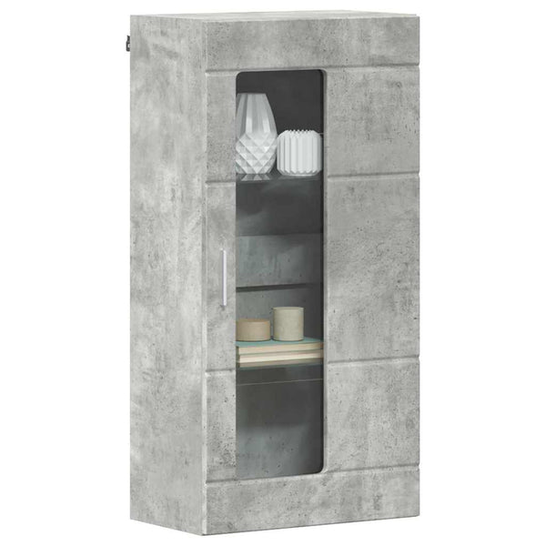Beton Grauer Holzschrank, 50x29x100 cm