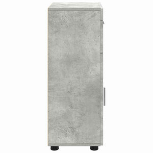 Beton Grauer Holzschrank, 50x29x100 cm