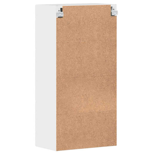Hochglanz Weißer Holzschrank 50x29x100cm