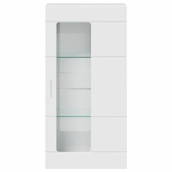 Hochglanz Weißer Holzschrank 50x29x100cm