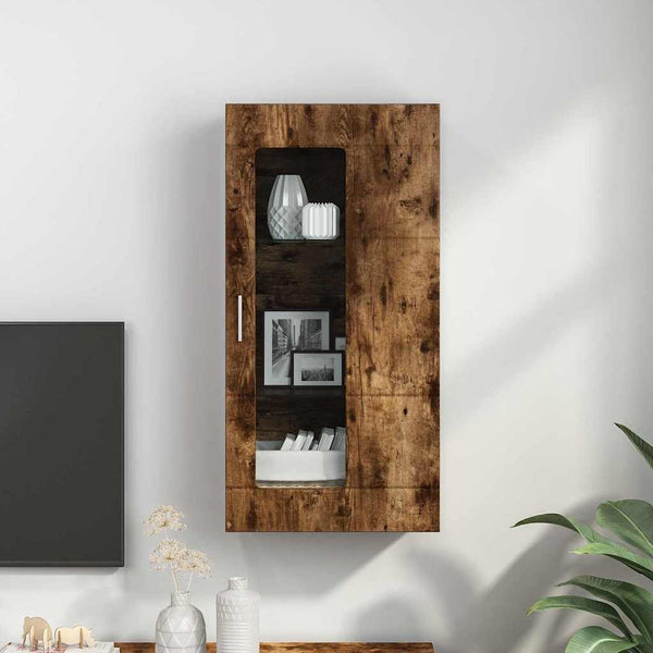 Holzschrank Geräucherte Eiche 100 cm