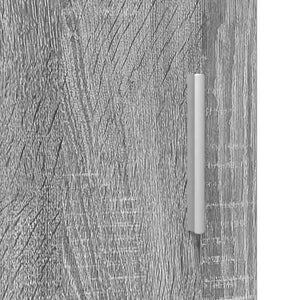 Grauer Holzschrank Sonoma, 50x29x100 cm