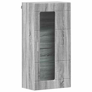 Grauer Holzschrank Sonoma, 50x29x100 cm