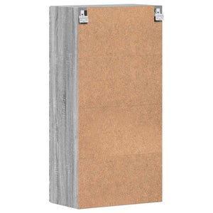 Grauer Holzschrank Sonoma, 50x29x100 cm
