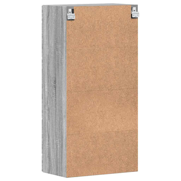 Grauer Holzschrank Sonoma, 50x29x100 cm