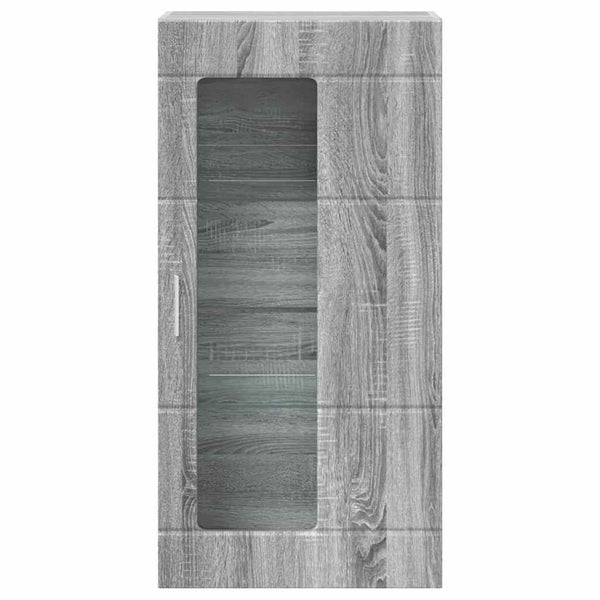Grauer Holzschrank Sonoma, 50x29x100 cm