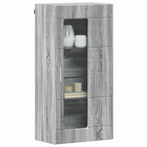 Grauer Holzschrank Sonoma, 50x29x100 cm