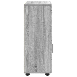 Grauer Holzschrank Sonoma, 50x29x100 cm