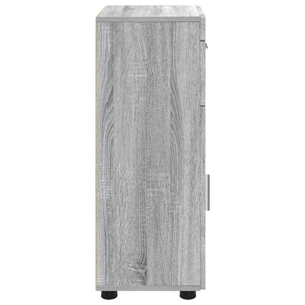 Grauer Holzschrank Sonoma, 50x29x100 cm