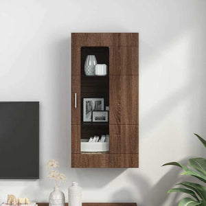 Holzschrank Braun Eichenoptik 100 cm