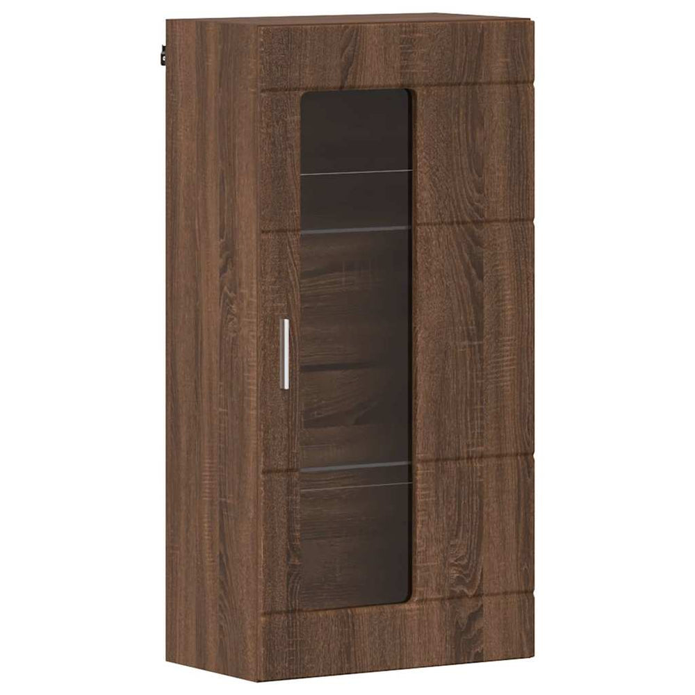 Holzschrank Braun Eichenoptik 100 cm