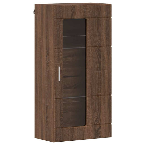 Holzschrank Braun Eichenoptik 100 cm