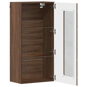 Holzschrank Braun Eichenoptik 100 cm
