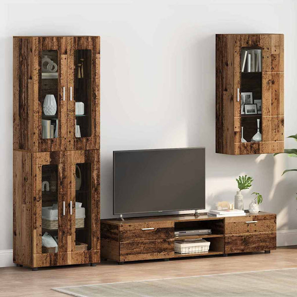 Holzschrank Altholz 50x29x100cm