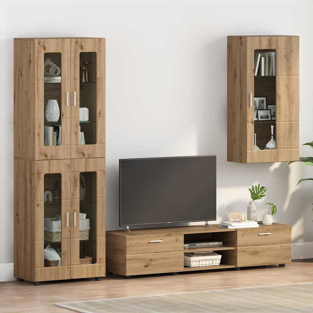Holzschrank Artisan Eiche 50x29x100cm