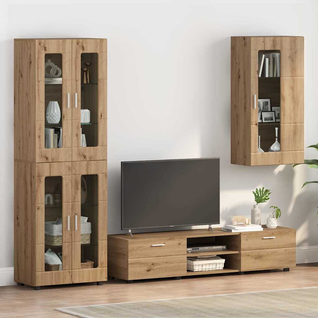 Holzschrank Artisan Eiche 50x29x100cm