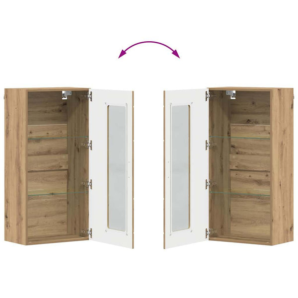 Holzschrank Artisan Eiche 50x29x100cm