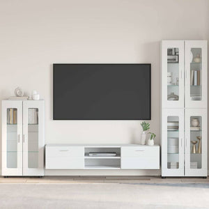 Weißes Sideboard FLORIN mit Tür