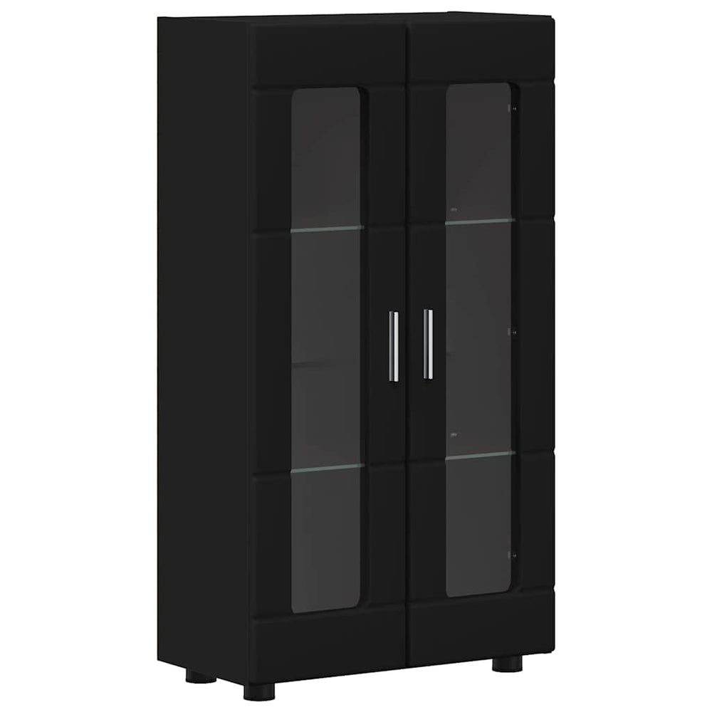 Schwarzes Sideboard FLORIN, 100 cm