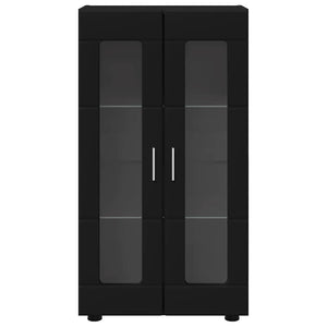 vidaXL Bahut FLORIN Noir 55,5 x 29 x 100 cm Bois d'ingénierie