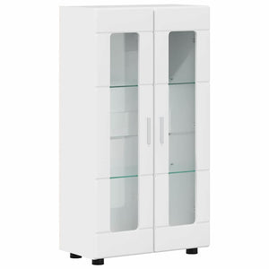 Sideboard Weiß Hochglanz mit Regal