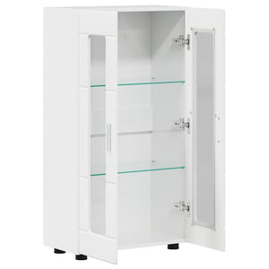 Sideboard Weiß Hochglanz mit Regal