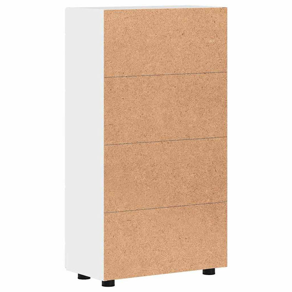 Sideboard Weiß Hochglanz mit Regal