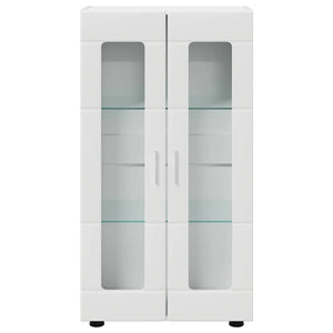 Sideboard Weiß Hochglanz mit Regal