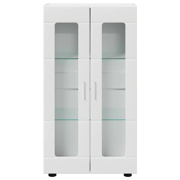 Sideboard Weiß Hochglanz mit Regal