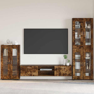 Sideboard mit Regal FLORIN, Räuchereiche