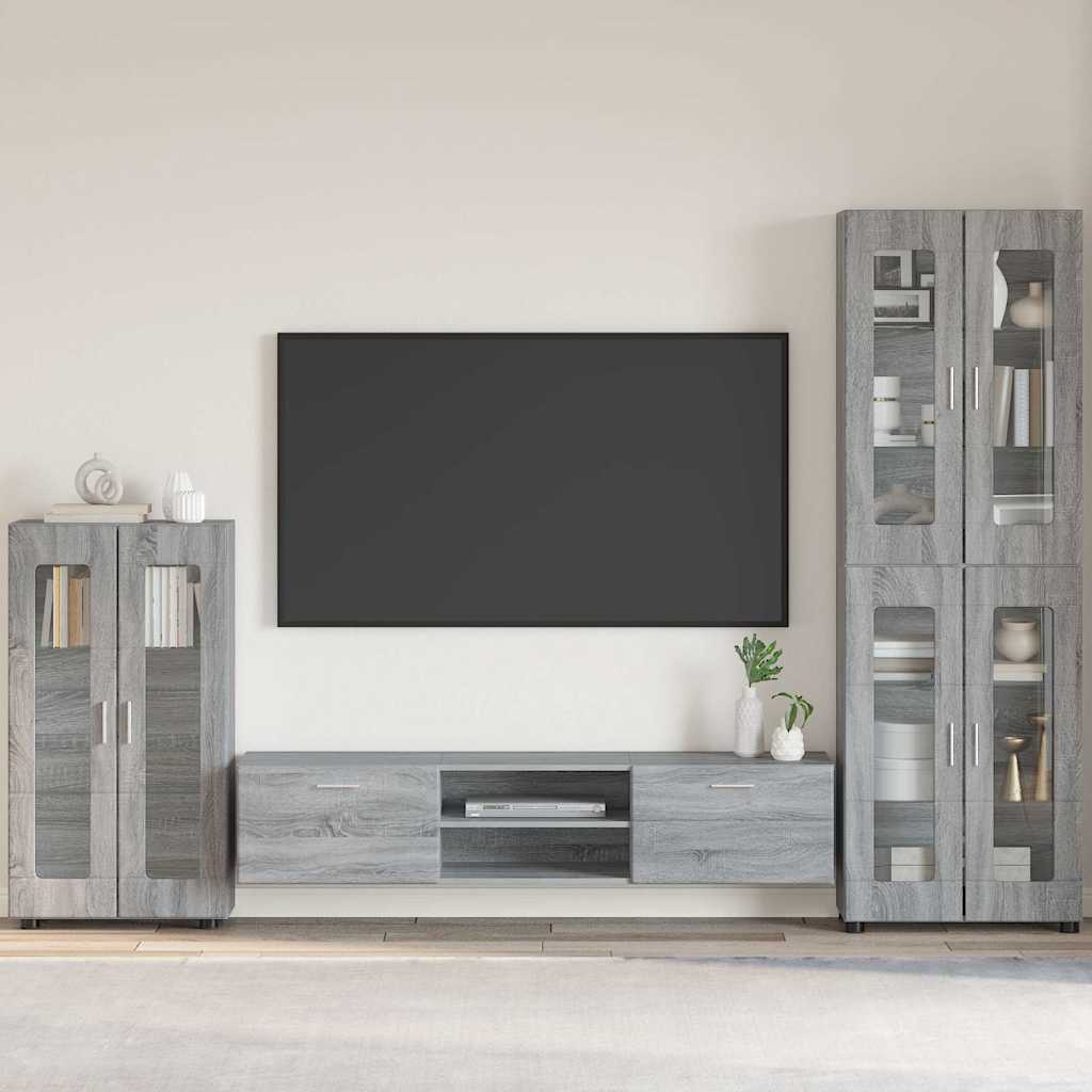 Sideboard FLORIN Grau Sonoma 100 cm