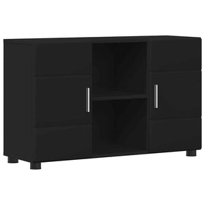 Schwarzes Sideboard FLORIN, 88,5 cm