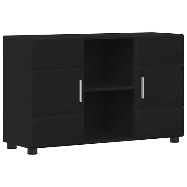 Schwarzes Sideboard FLORIN, 88,5 cm
