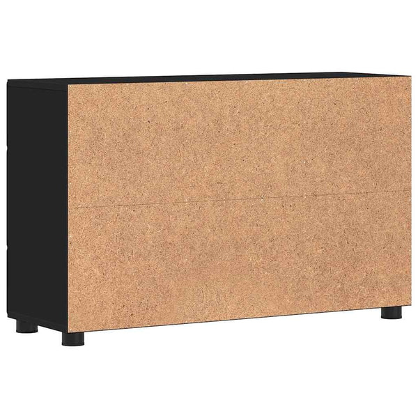 Schwarzes Sideboard FLORIN, 88,5 cm