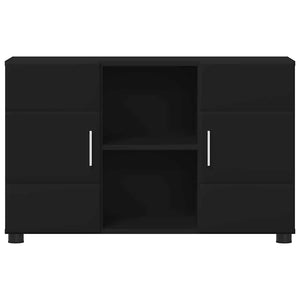 Schwarzes Sideboard FLORIN, 88,5 cm