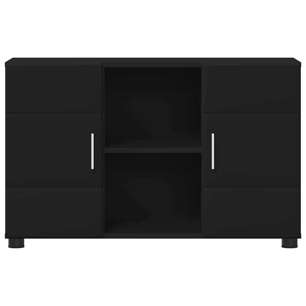 Schwarzes Sideboard FLORIN, 88,5 cm
