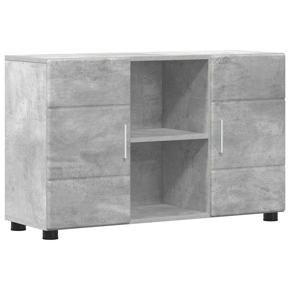 vidaXL Sideboard FLORIN Concrete Grey 88.5 x 30.5 x 55.5 cm Engineered Wood