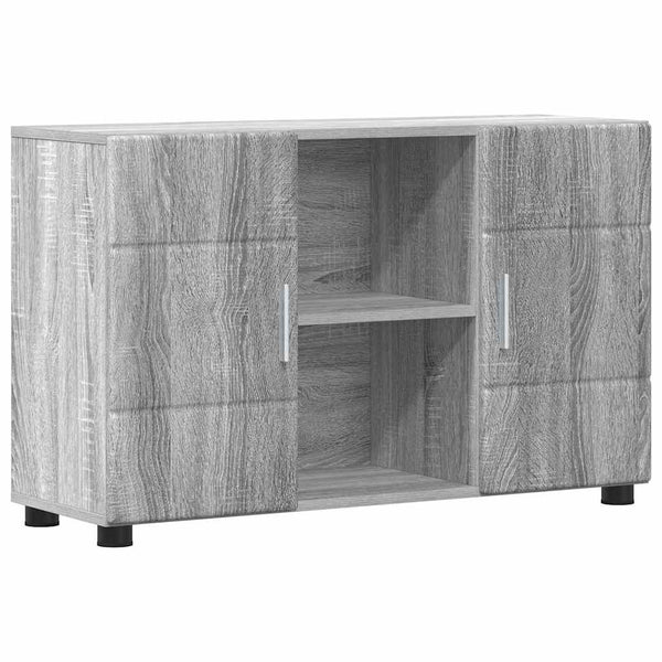 Graues Sideboard FLORIN mit Regal