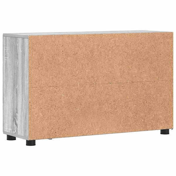 Graues Sideboard FLORIN mit Regal