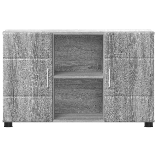 Graues Sideboard FLORIN mit Regal