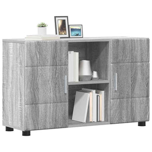 Graues Sideboard FLORIN mit Regal