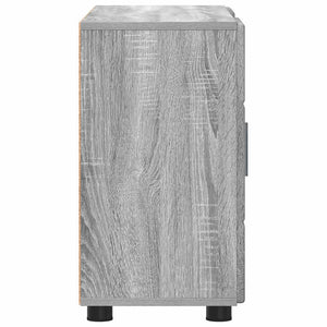 Graues Sideboard FLORIN mit Regal
