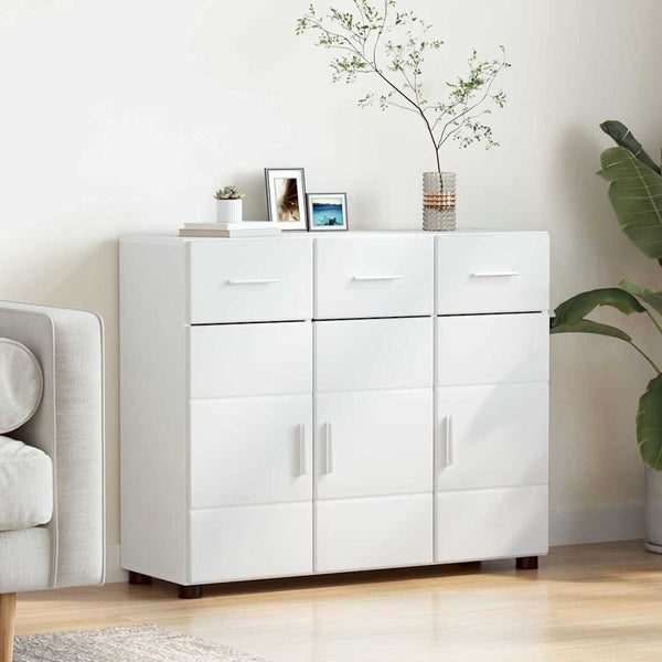 Weißes Sideboard FLORIN mit Tür